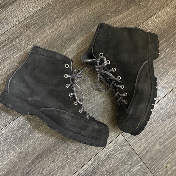 Women's Vintage Calzaturifico The Alps Fabiano Sz 6.5 Hiking Combat Boots Italy - Picture 4 of 10